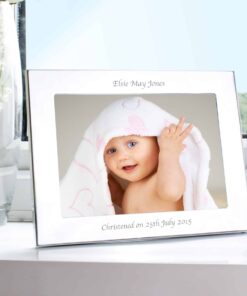 Personalised Silver 7×5 Landscape Photo Frame