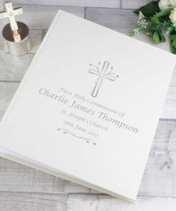 Personalised Silver Cross Album with Sleeves