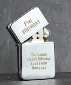 Personalised Silver Lighter