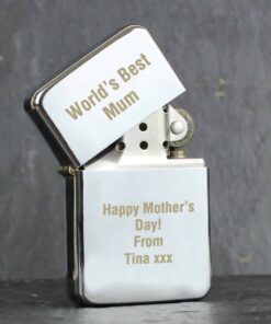 Personalised Silver Lighter