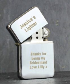 Personalised Silver Lighter