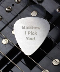 Personalised Silver Plectrum