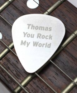 Personalised Silver Plectrum