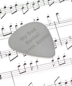 Personalised Silver Plectrum