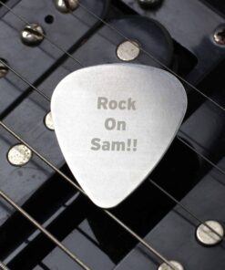 Personalised Silver Plectrum