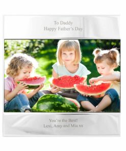 Personalised Silver Square 6×4 Photo Frame