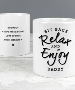 Personalised Sit Back & Relax Mug
