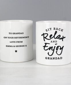 Personalised Sit Back & Relax Mug