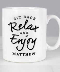 Personalised Sit Back & Relax Mug