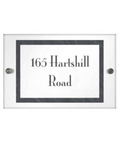 Personalised Slate Effect Acrylic House Sign