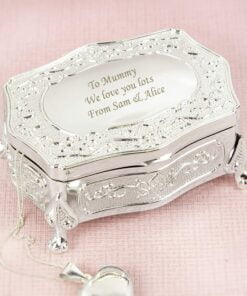 Personalised Small Antique Trinket Box