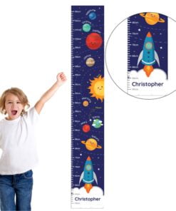 Personalised Solar System Height Chart