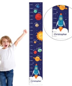 Personalised Solar System Height Chart