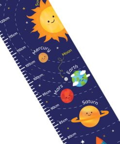 Personalised Solar System Height Chart