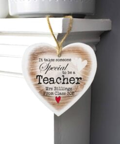 Personalised Someone Special Wooden Heart Shaped Decoration