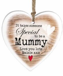 Personalised Someone Special Wooden Heart Shaped Decoration