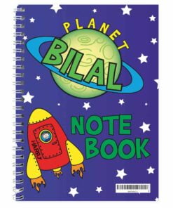 Personalised Space A5 Notebook