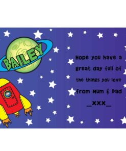 Personalised Space Card