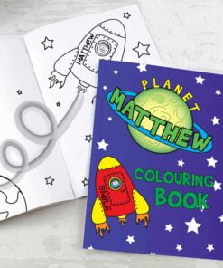 Personalised Space Colouring Book