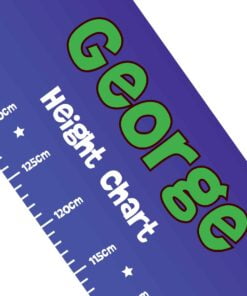 Personalised Space Height Chart
