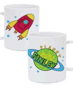 Personalised Space Plastic Mug
