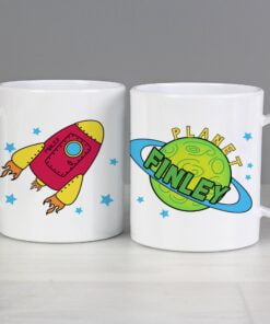Personalised Space Plastic Mug