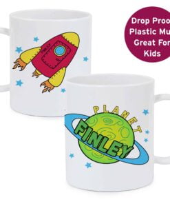Personalised Space Plastic Mug