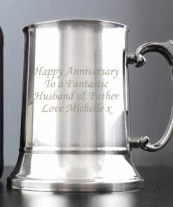 Personalised Stainless Steel Tankard