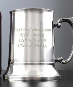Personalised Stainless Steel Tankard