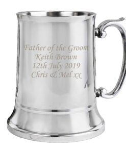 Personalised Stainless Steel Tankard