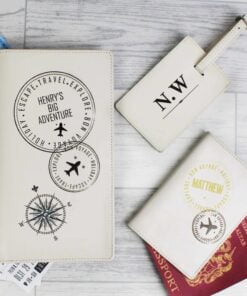 Personalised Stamp Travel Document Holder