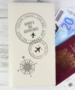 Personalised Stamp Travel Document Holder