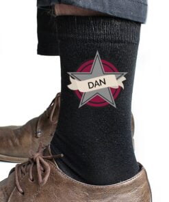 Personalised Star Men’s Socks