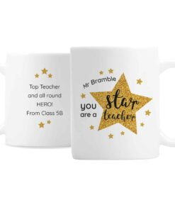 Personalised Star Teacher’s Mug