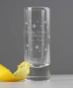 Personalised Starry Shot Glass