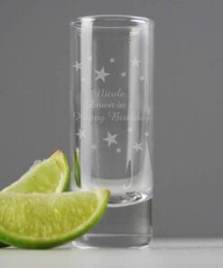 Personalised Starry Shot Glass