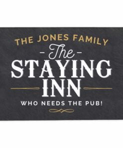 Personalised Staying Inn Metal Sign