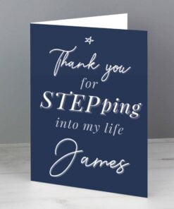 Personalised Stepdad Card