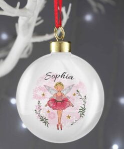 Personalised Sugar Plum Fairy Bauble