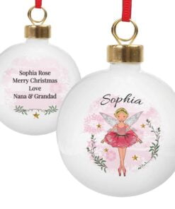 Personalised Sugar Plum Fairy Bauble