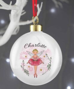 Personalised Sugar Plum Fairy Bauble