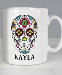 Personalised Sugar Skull Mug