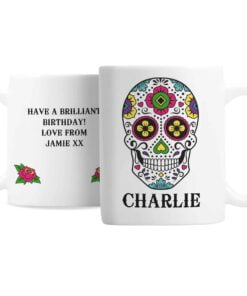 Personalised Sugar Skull Mug