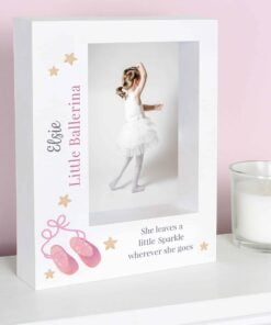 Personalised Swan Lake Ballet 7×5 Box Photo Frame