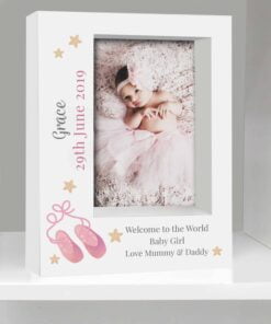 Personalised Swan Lake Ballet 7×5 Box Photo Frame