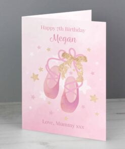 Personalised Swan Lake Ballet Card