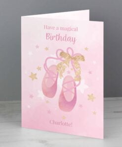 Personalised Swan Lake Ballet Card