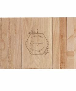 Personalised Take Time For Yourself Wooden Sofa Tray