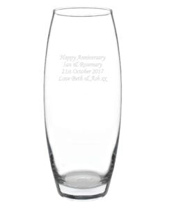 Personalised Tapered Bullet Vase