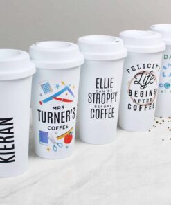 Personalised Teachers Insulated Eco Travel Cup